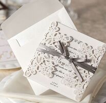 Custom Shaped Invitation Card