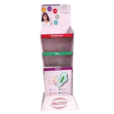 Cardboard Promotion Shelf, Floor Product Display Stand, Product Display Standee Rack, Point of Sales Display Rack, Pop Floor Display Stand, Point of Purchase Display,