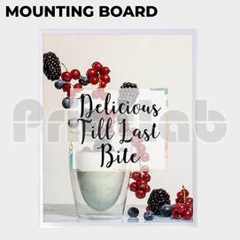 PRINT MOUNTING BOARD, DISPLAY BOARD