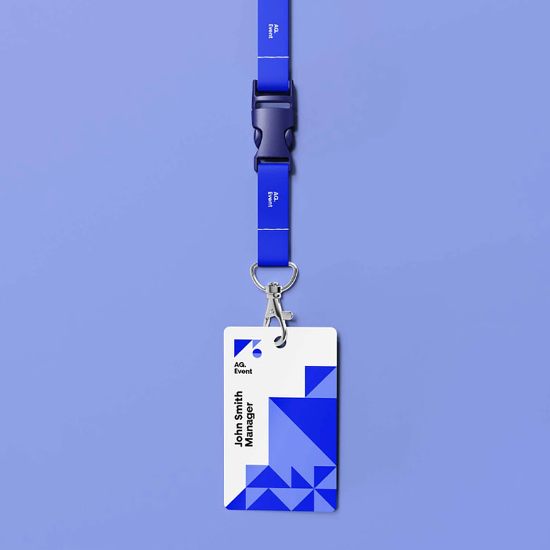PRINT NAME TAG WITH LANYARD