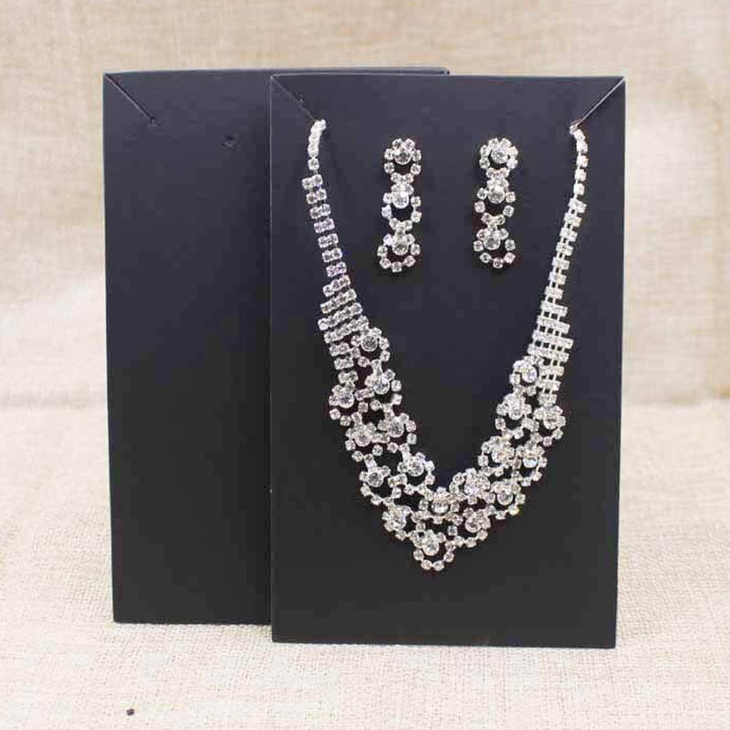 Print Neclace & Earring Cards, Jewelry Display Card