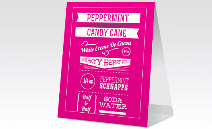 Neon Pink Table Poster