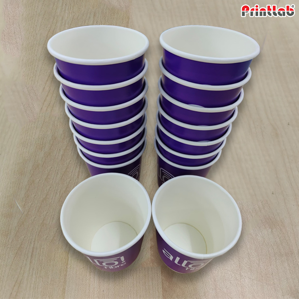 Custom paper cup printing in KL for cafe takeaway drinks and event branding by Printlab Bandar Sri Damansara