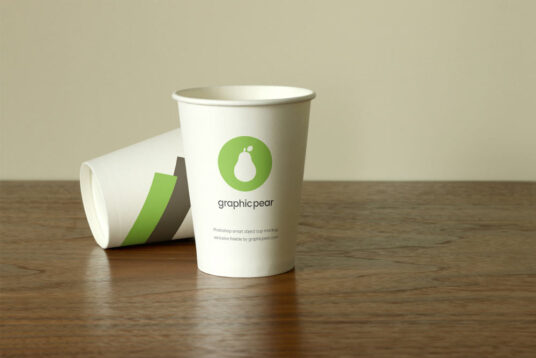 Full colour custom paper cup printing used by coffee shop and bubble tea brand