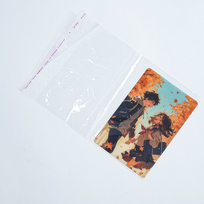 PET transparent anime card printing Malaysia for premium limited edition merch