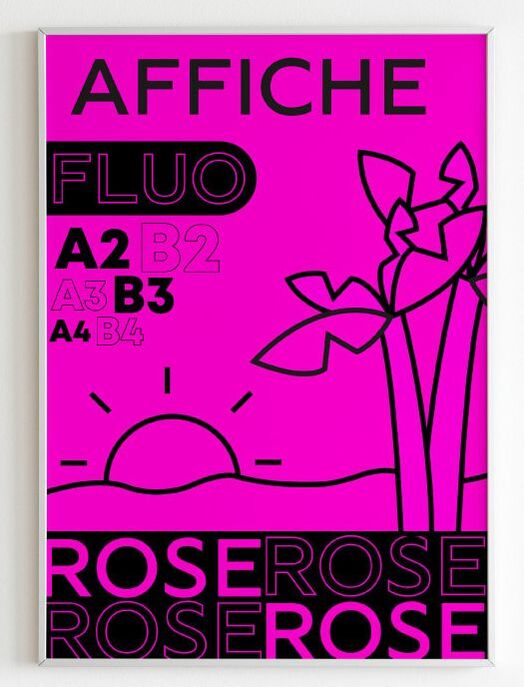 Neon Pink Poster