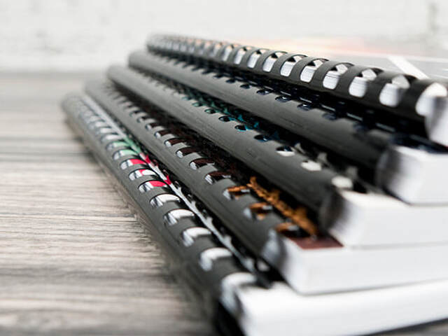 plastic comb book binding