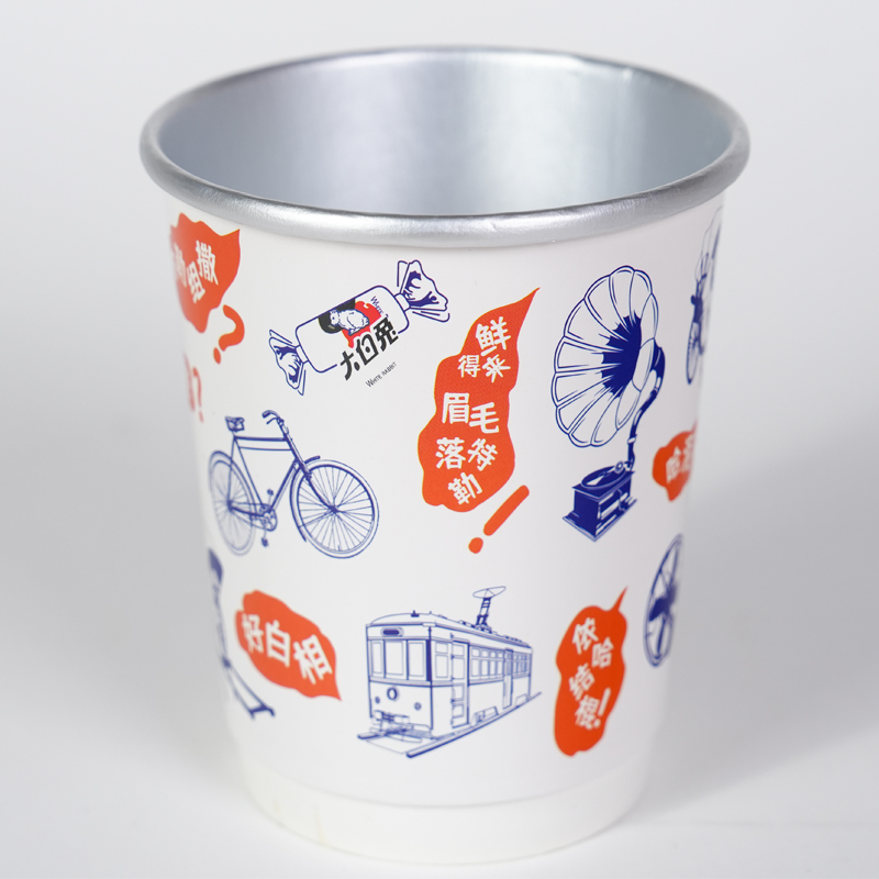 Custom hot drink paper cup printing in KL for cafe coffee, tea takeaway and event branding by Printlab Bandar Sri Damansara.