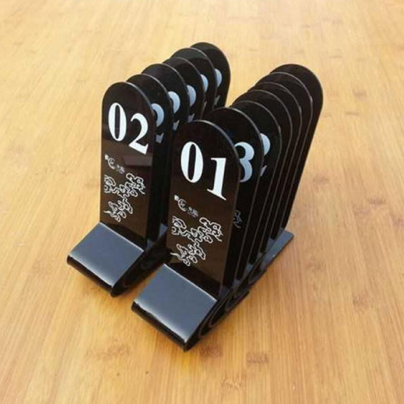 Print Custom Shape Queue Number Card