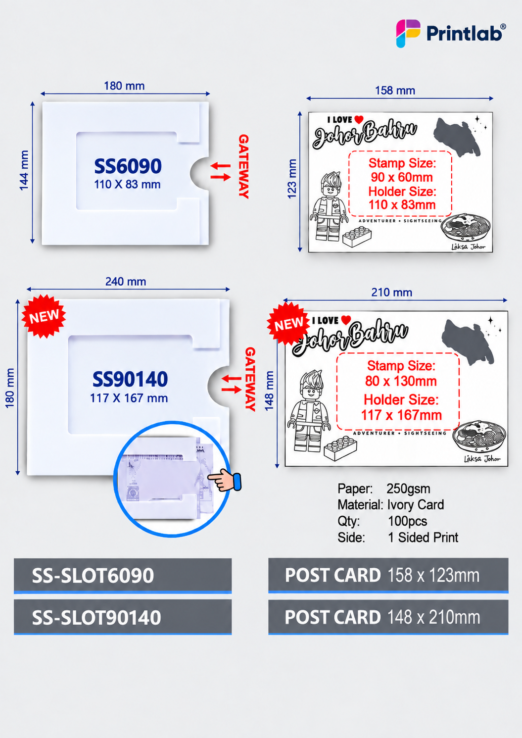 Rally Rubber Stamp Holder Size Printlab KL