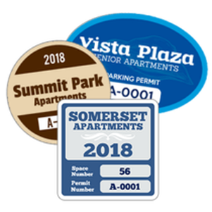Resident Sticker for Condominium Apartment