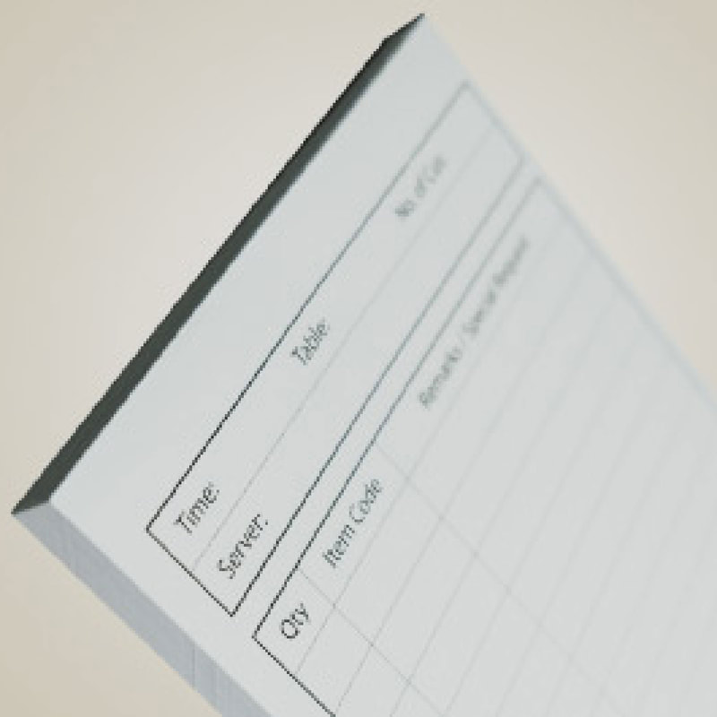 Restaurant Order Chit
