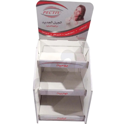 Counter Display Stand Printing, Rak Display Produk
