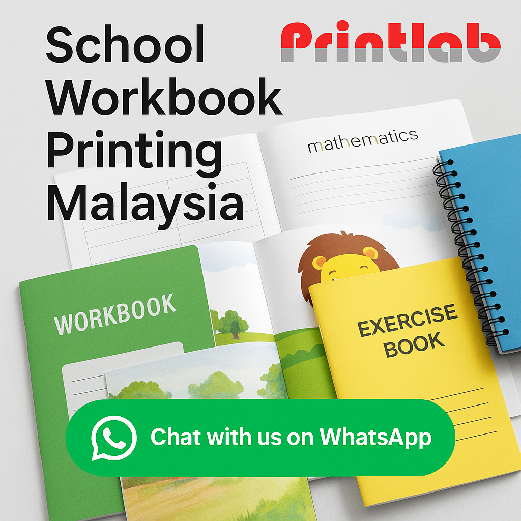 School Workbook Printing Malaysia – Reliable, Custom & Affordable