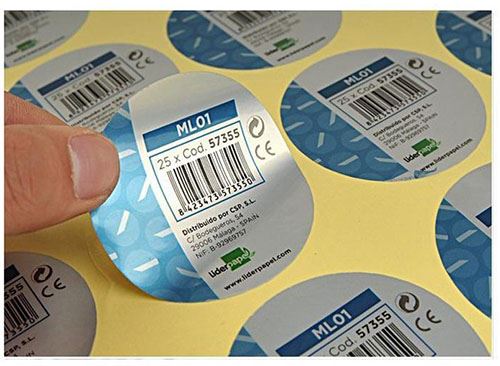 Silver Sticker Printing