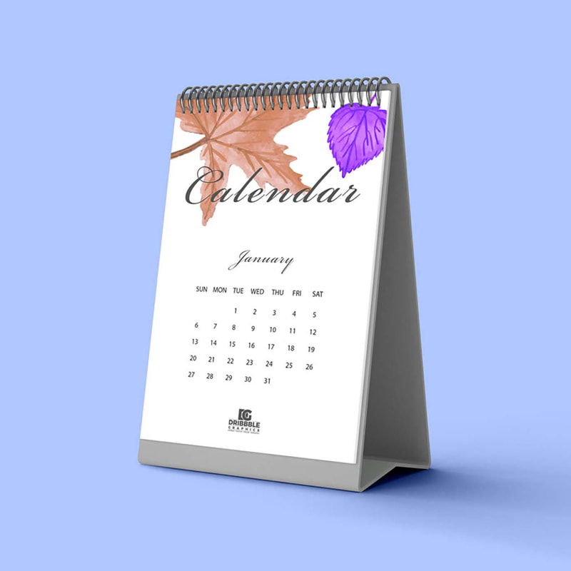 Portrait Soft Stand Desk Calendar