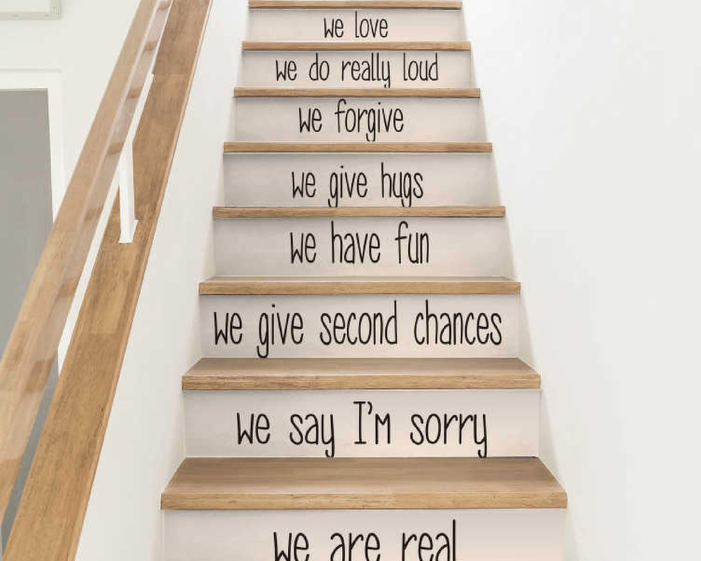 Stair Sticker Printing, Cetak Sticker Tangga