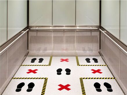 Lift Floor Sticker