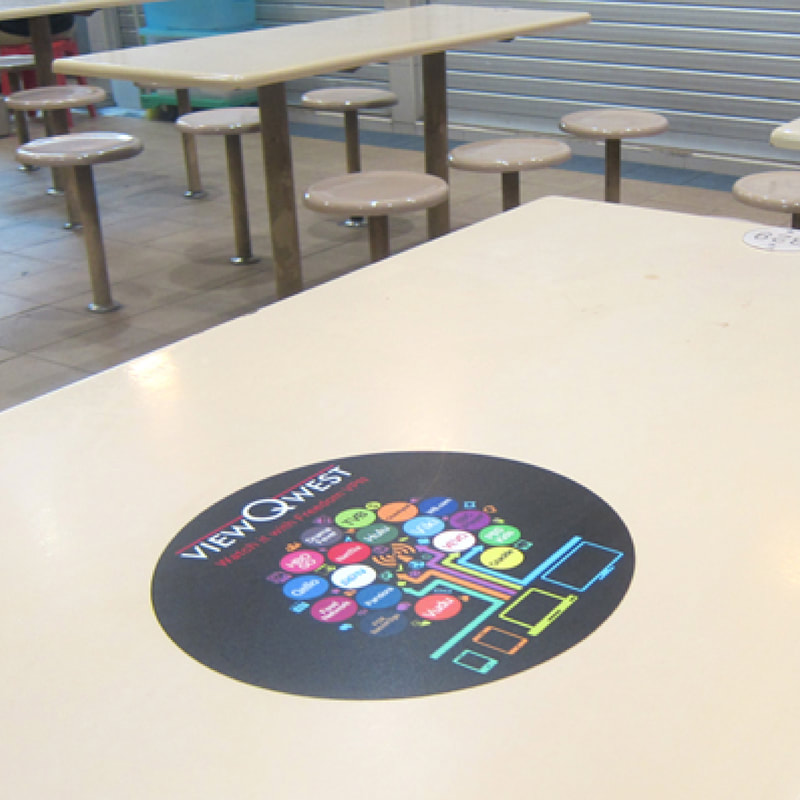 Table Sticker Printing