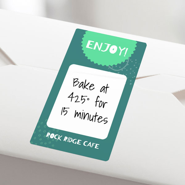 Writable Sticker Label