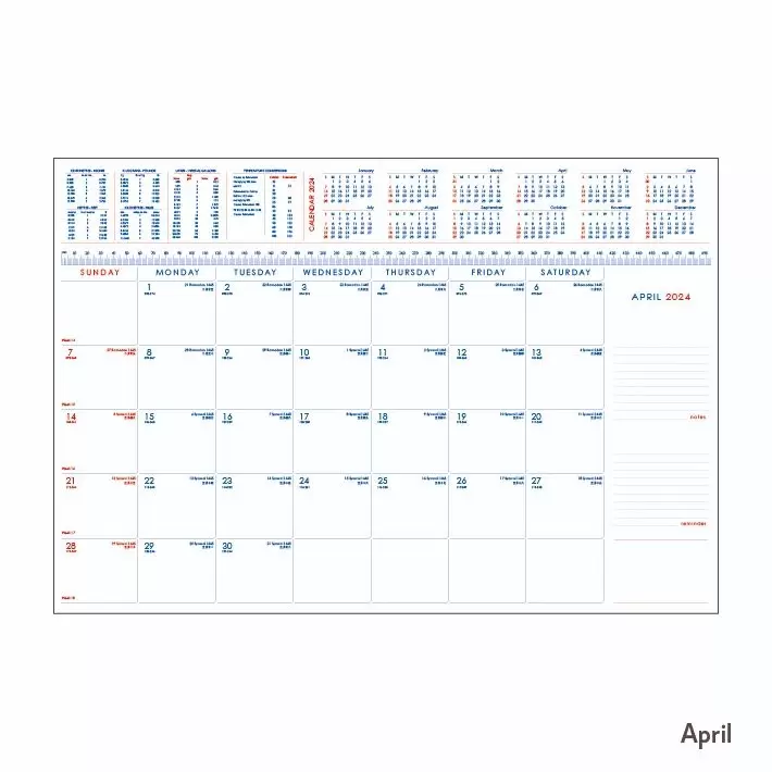 Table Planner April
