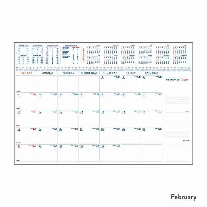 Table Planner February