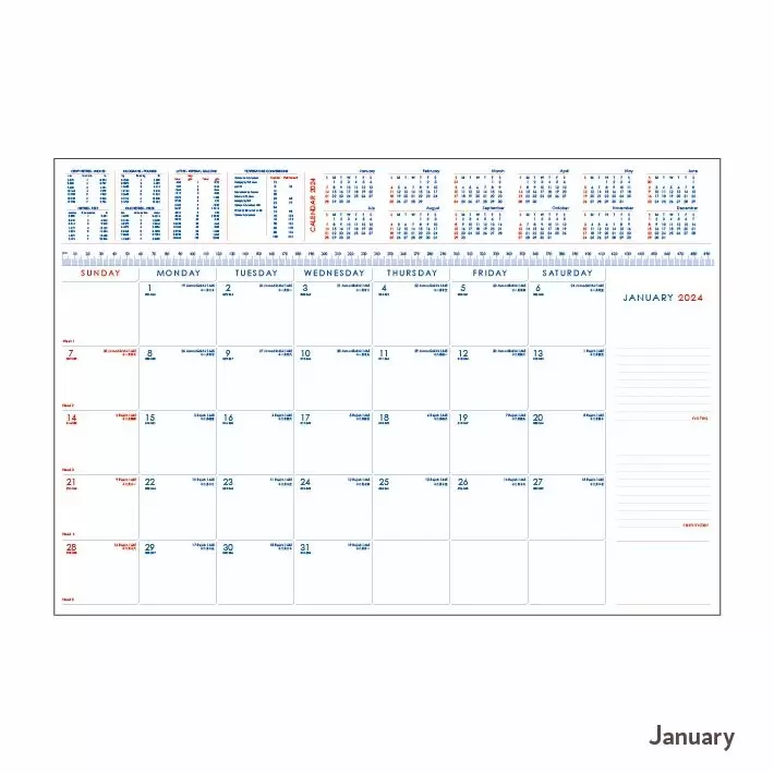 Table Planner January