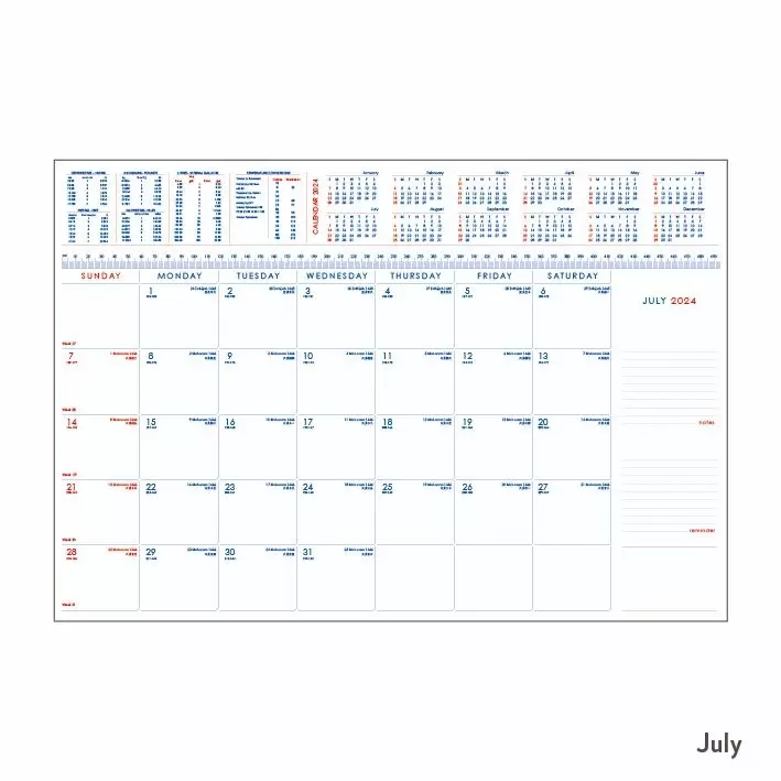 Table Planner July
