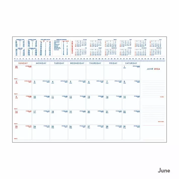 Table Planner June