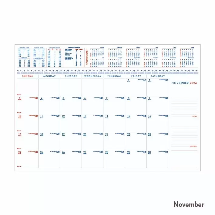 Table Planner November