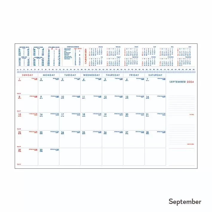 Table Planner September
