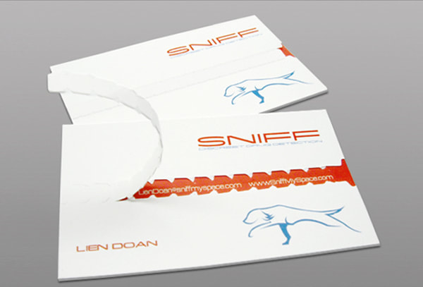 tear off card