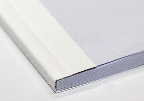 Professional perfect bound report book with clear transparent plastic PVC cover printing in KL PJ