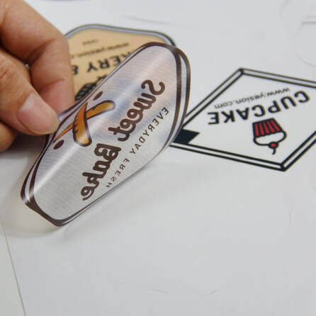 Print Transparent Sticker, Translucent Sticker Label