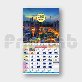 Wall calendar Printlab 2027 custom printing Malaysia