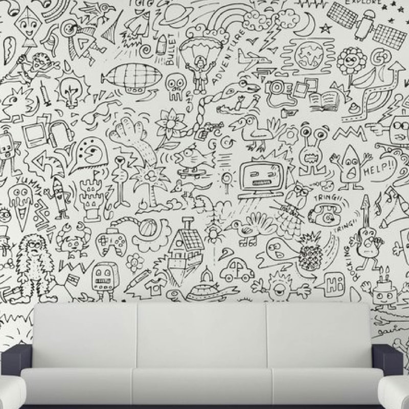 Print Self-Adhesive Vinyl Wallpaper, Self-Adhesive Wall Fabric Wallpaper, Wallpaper With Wallpaper Paste