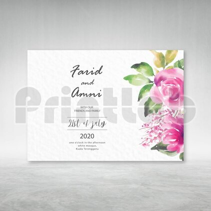 Special Material Invitation Card