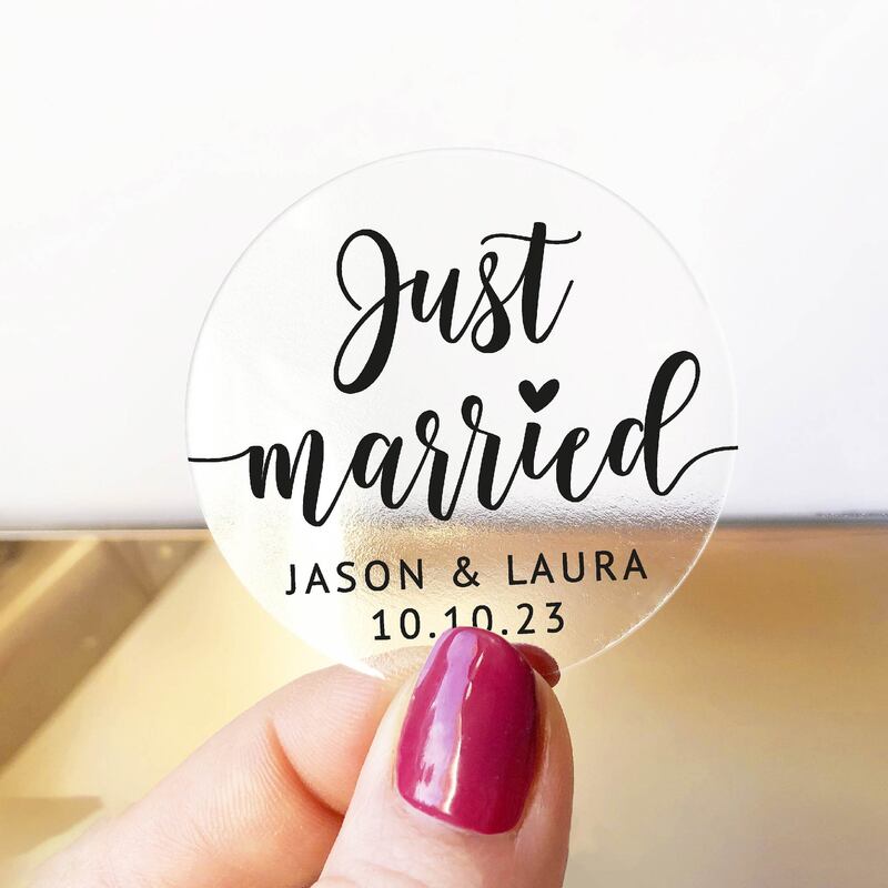 Print Wedding Sticker For Various Purposes