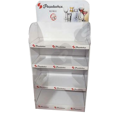 Cardboard Promotion Shelf, Floor Product Display Stand, Product Display Standee Rack, Point of Sales Display Rack, Pop Floor Display Stand, Point of Purchase Display,