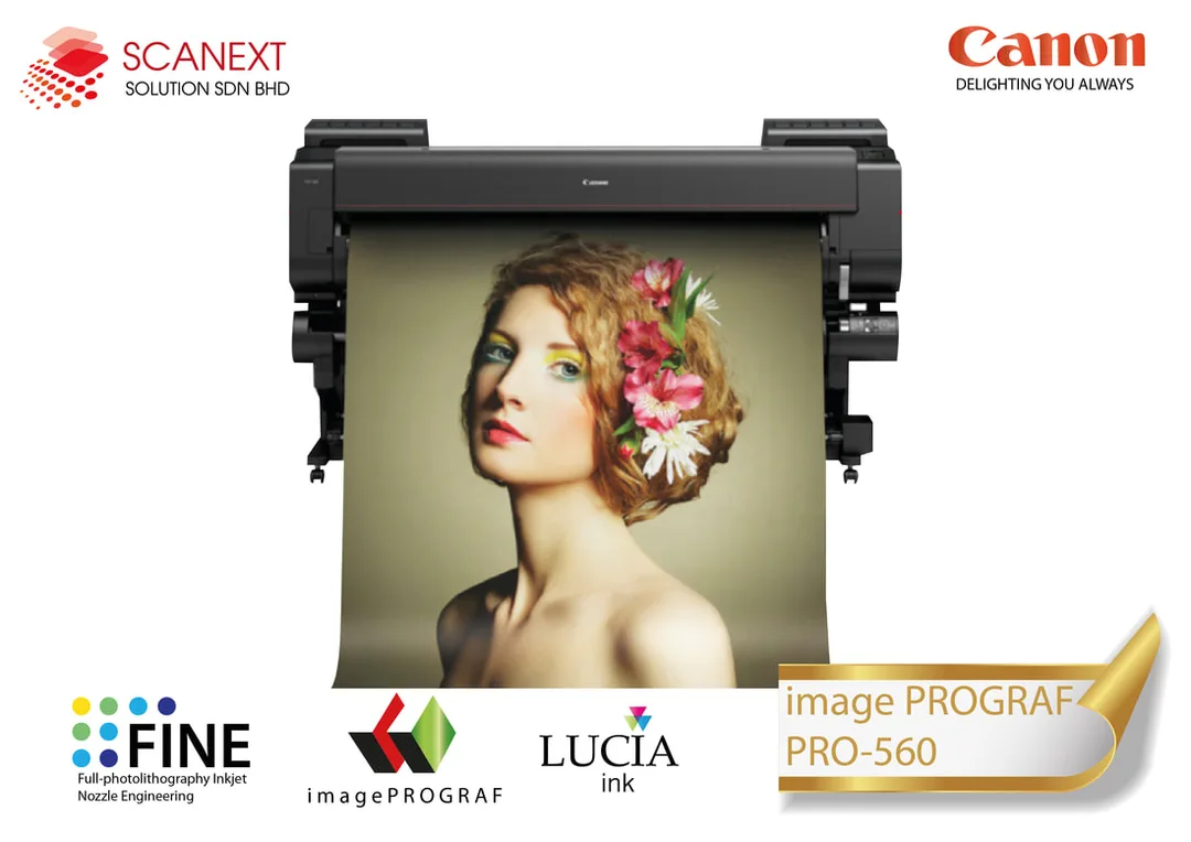 Large Photo Printer 60 inch Wide Plotter Canon imagePROGRAF PRO-560