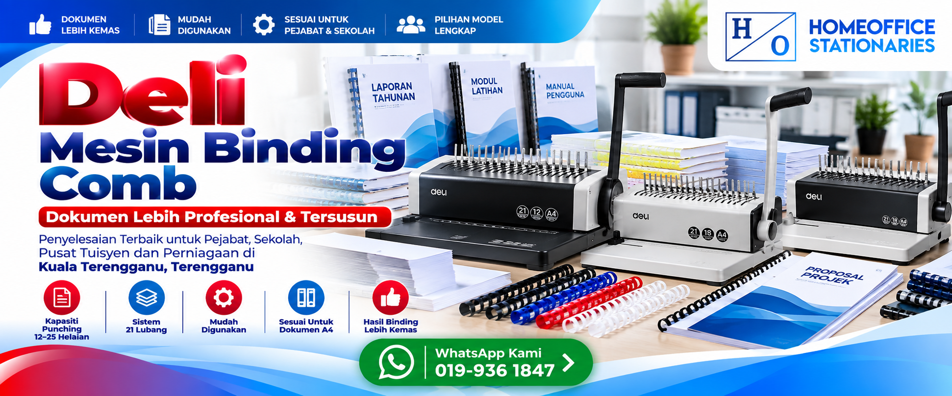 mesin-jilid-buku-comb-homeoffice-stationaries-kuala-terengganu-showroom