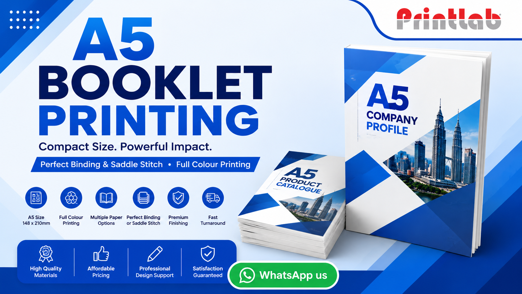 Custom A5 Booklet Printing Showcase Printlab Marketing Ara Damansara Petaling Jaya