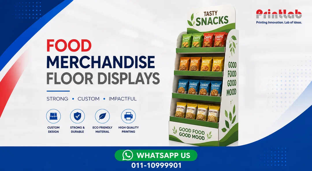 Custom Food Merchandise Floor Displays Manufactured by Printlab Marketing Ara Damansara Petaling Jaya