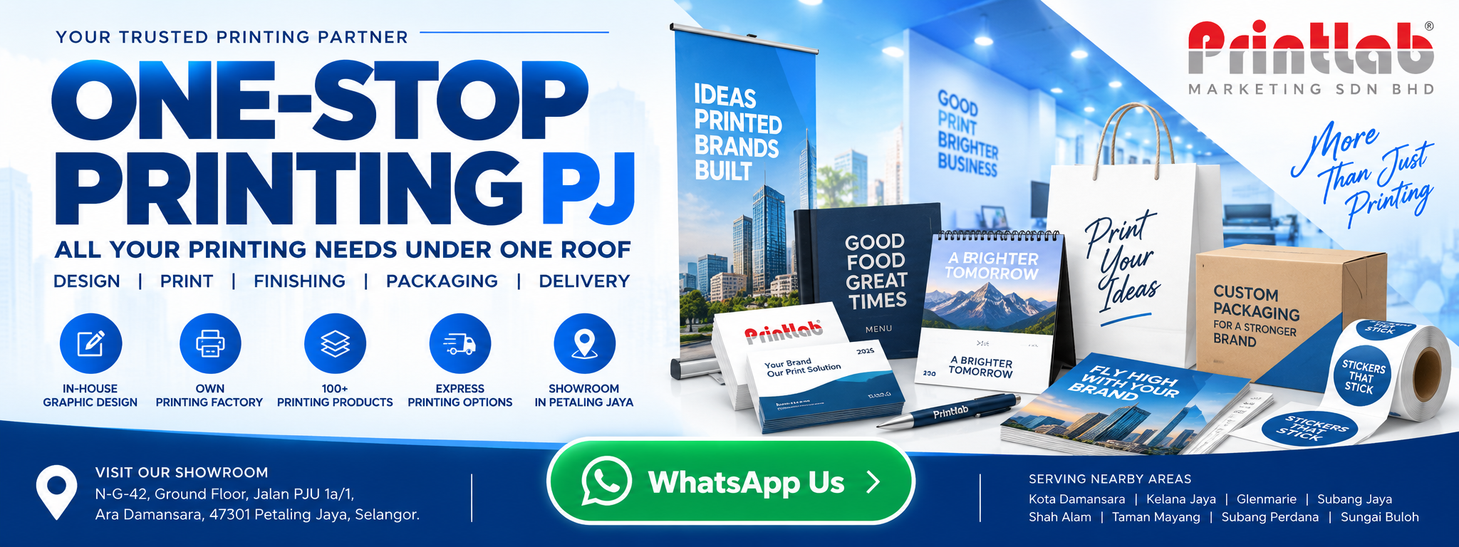 Full Service One Stop Commercial Printing Factory Production Press at Printlab Marketing Ara Damansara Petaling Jaya