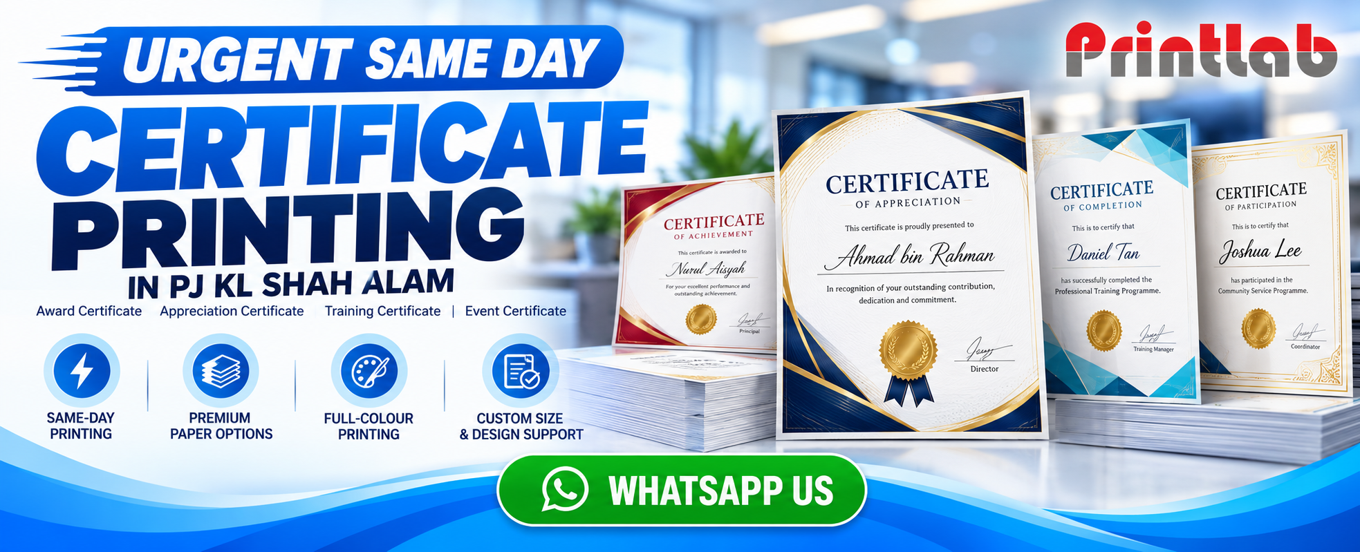 urgent-same-day-certificate-printing-pj-kl-shah-alam-printlab-ara-damansara