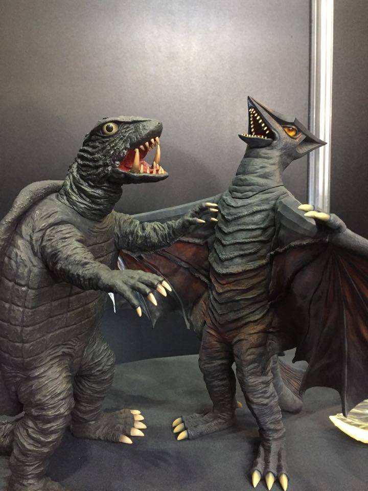 X-Plus Reveals 30cm Burning Godzilla, 25cm Titanosaurus And Kaiser