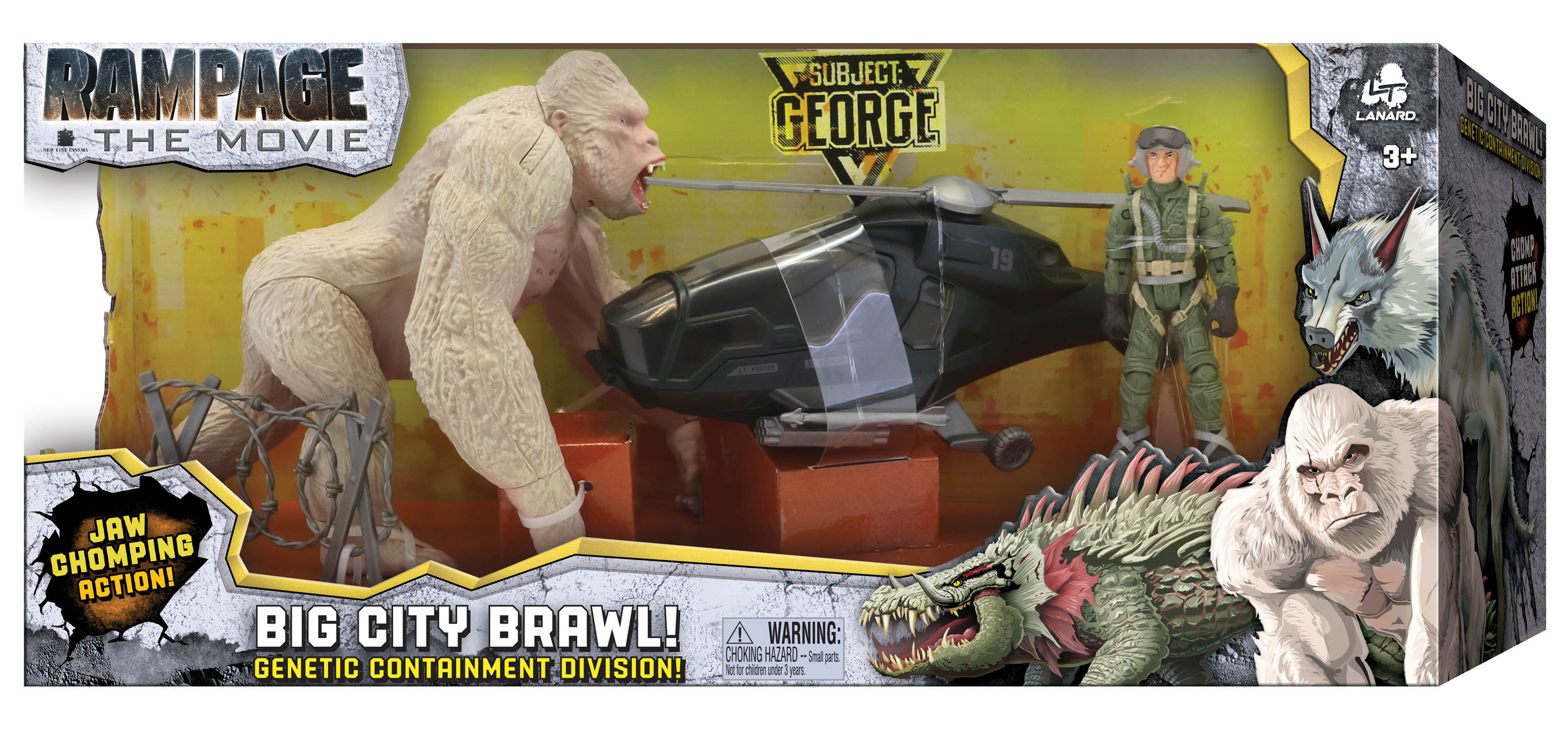 Rampage Movie Toys From Lanard Toys Revealed - Kaiju Battle
