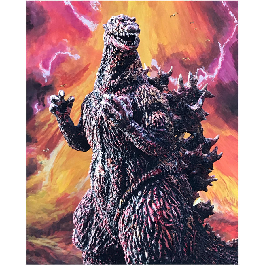 Noriyoshi Ohrai Godzilla 1984 Poster Three-Dimensional Version Kit