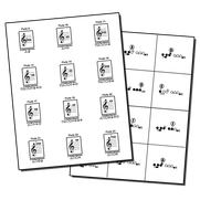 band flashcards fingering