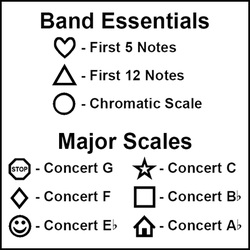 Band Flashcard Shapes